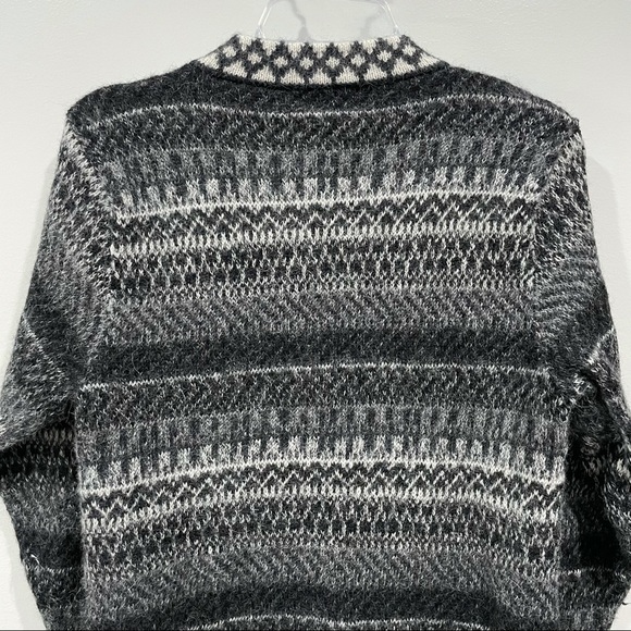 Leo‎ Peressi Vintage Peruvian 100% Alpaca Grandpa Cardigan - Picture 4 of 8